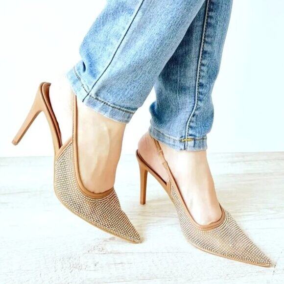 ZARA Pointed Toe Slingbacks NWT - Picture 9 of 16